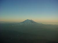 Mt. Rainier (on the plane to Sea-Tac)